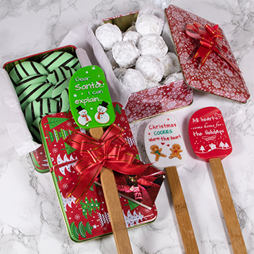 Christmas Cookie Gifts with Spatulas